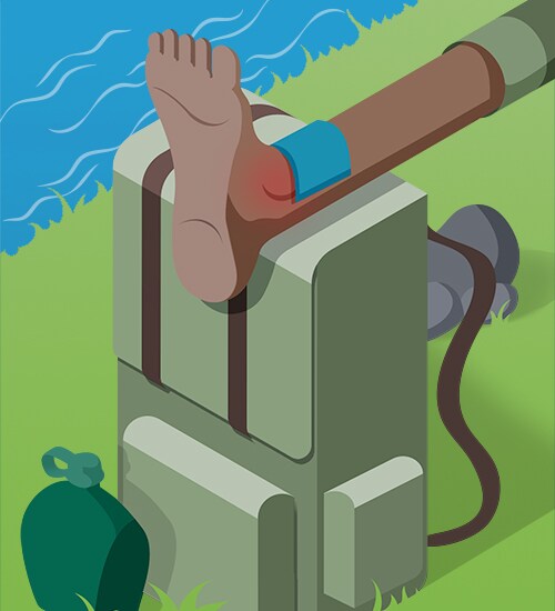 TWISTS & SPRAINS? NO RICE, NO DICE.