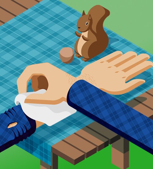 MAKE ANIMAL BITES FEEL ALRIGHT